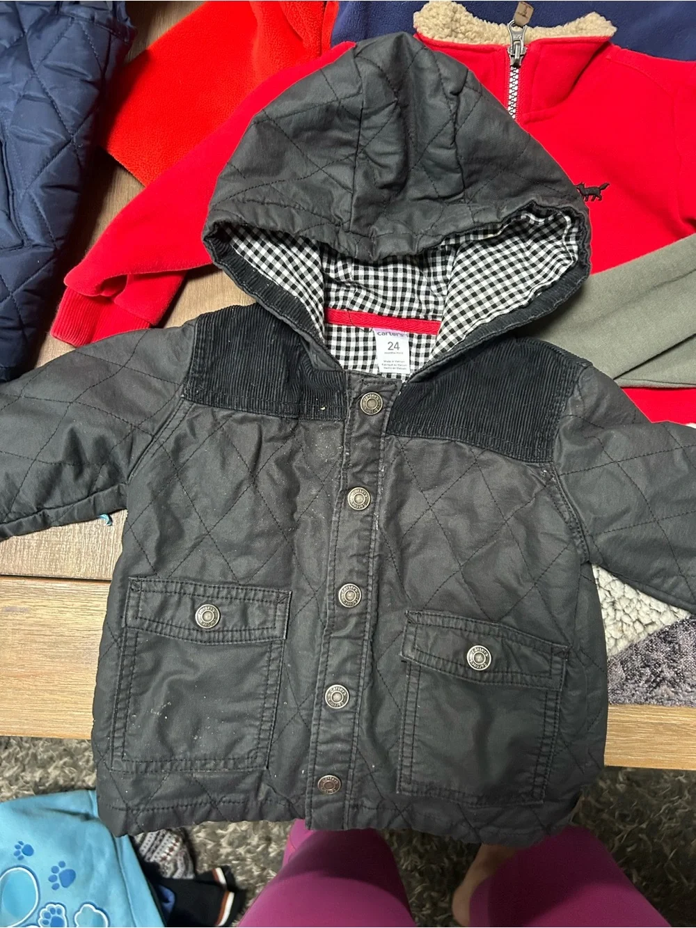 2T Boy Outerwear Bundle - Hoodie, pullover Fleece Jackets, Puffer Vest